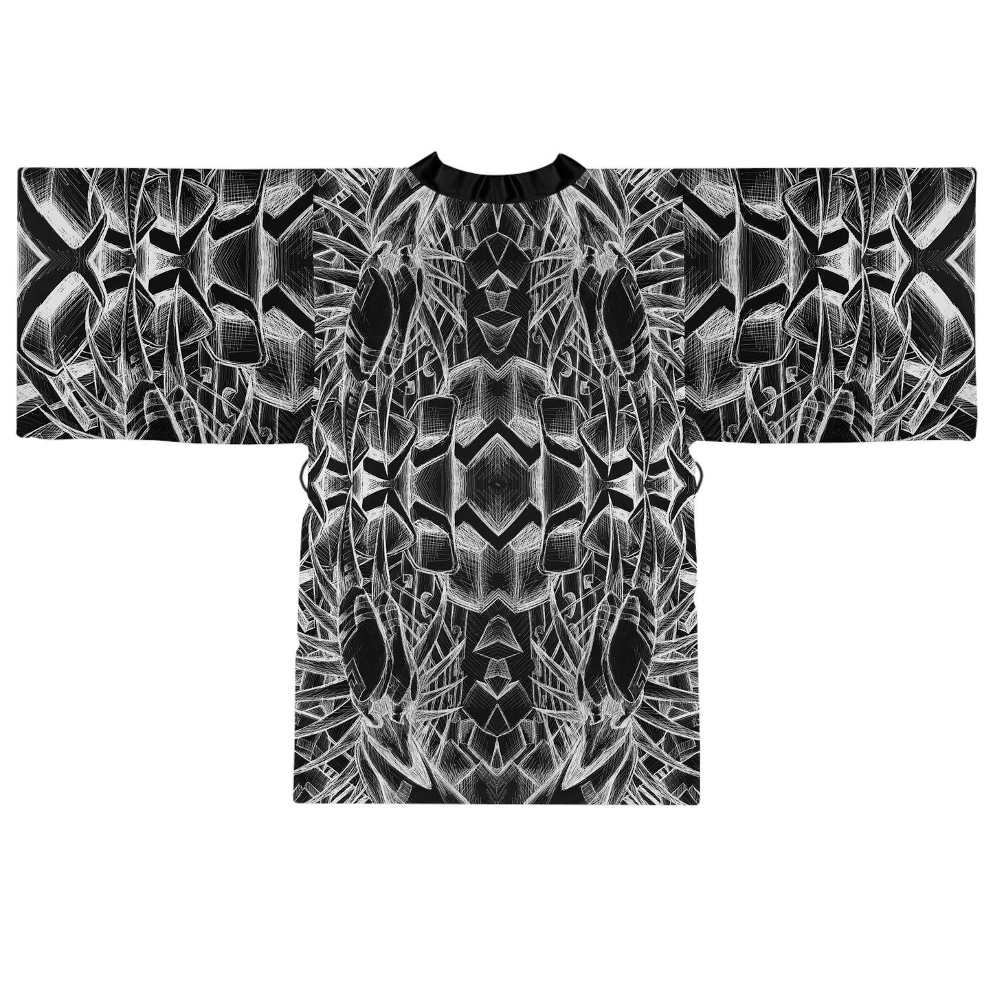 Inverted Sketch Kimono Robe