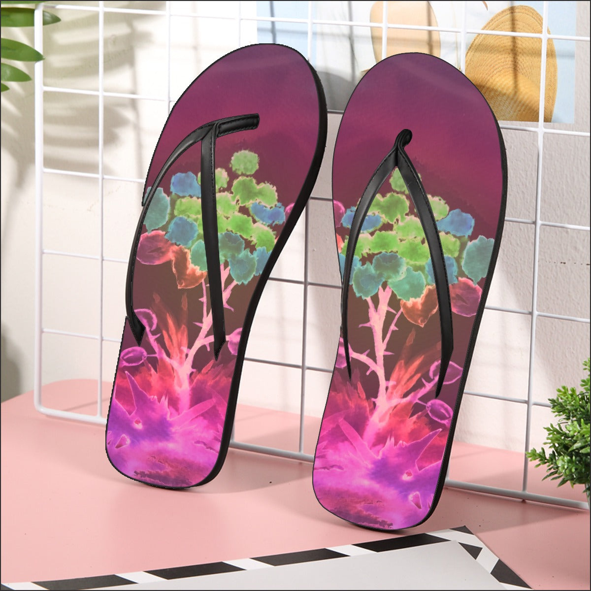Morning Bloom Women's Flip Flops