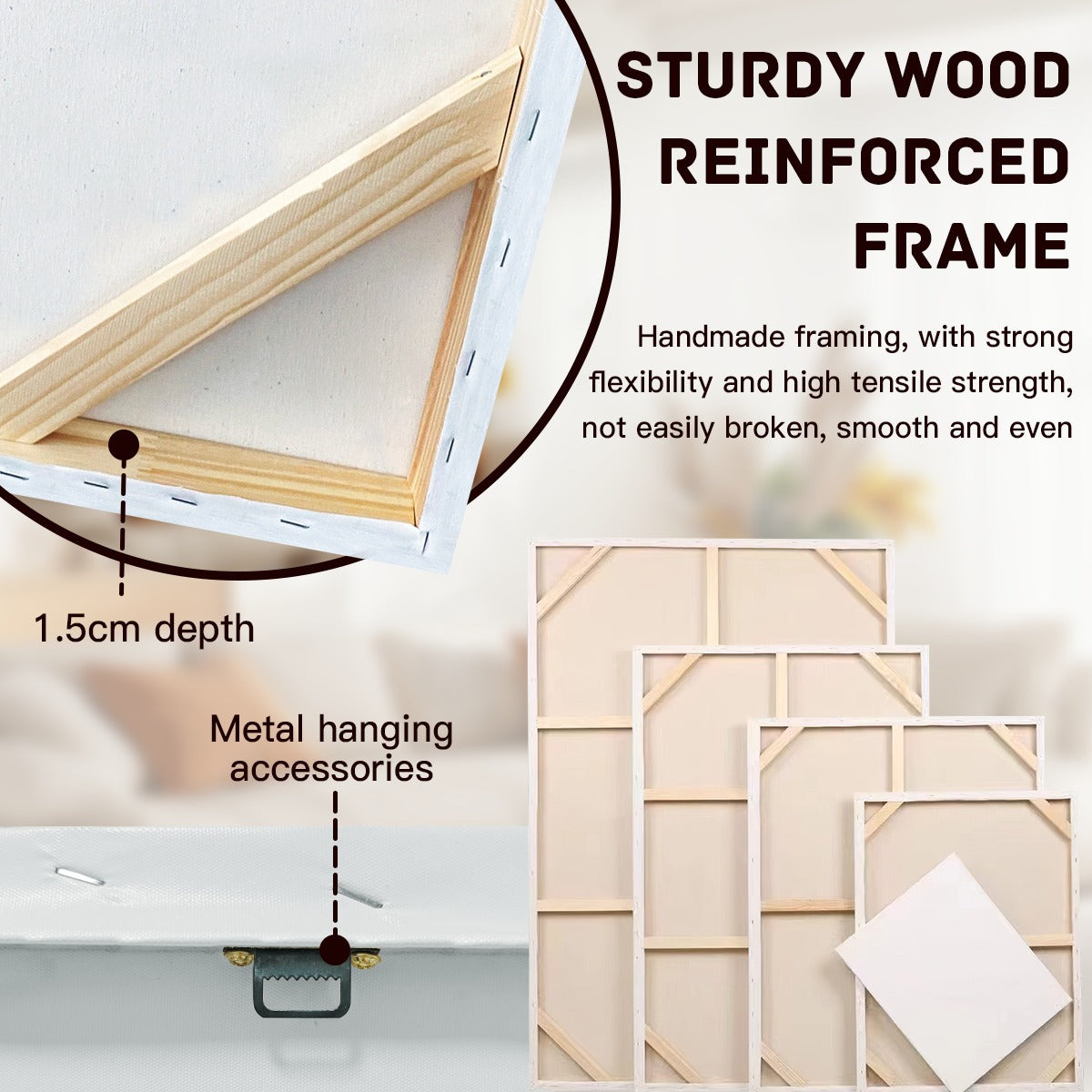 Lost in Bliss Framed Three-Piece Mural For The USA 2:3