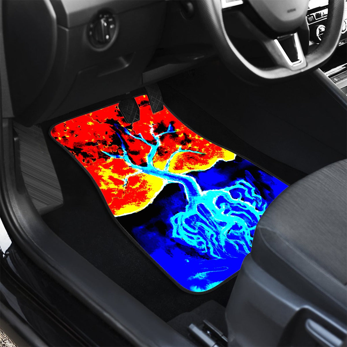 Fire and Ice Front row car mats (2pcs)