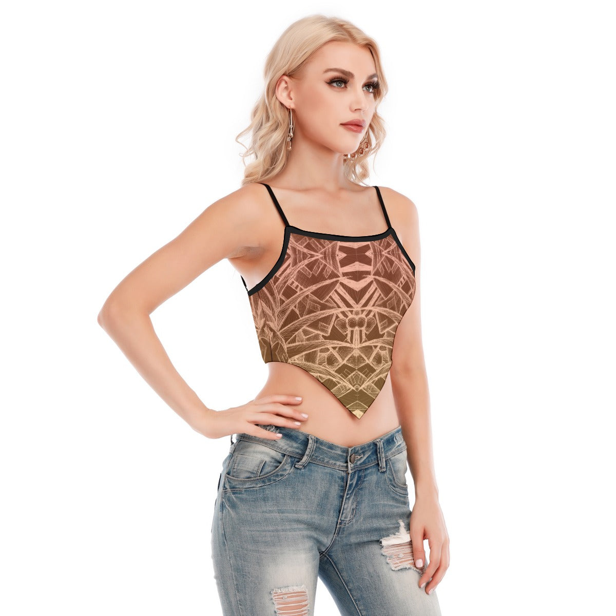 Sketch Sunset Cami Tube Top