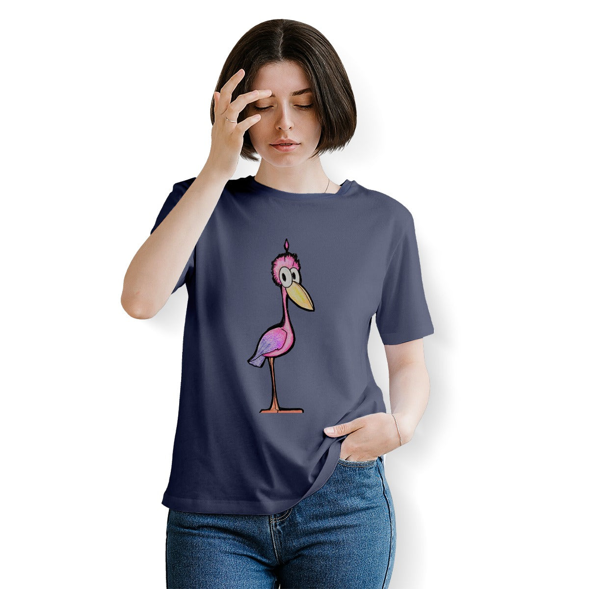Pop's Critters Meep Crew Neck T-Shirt