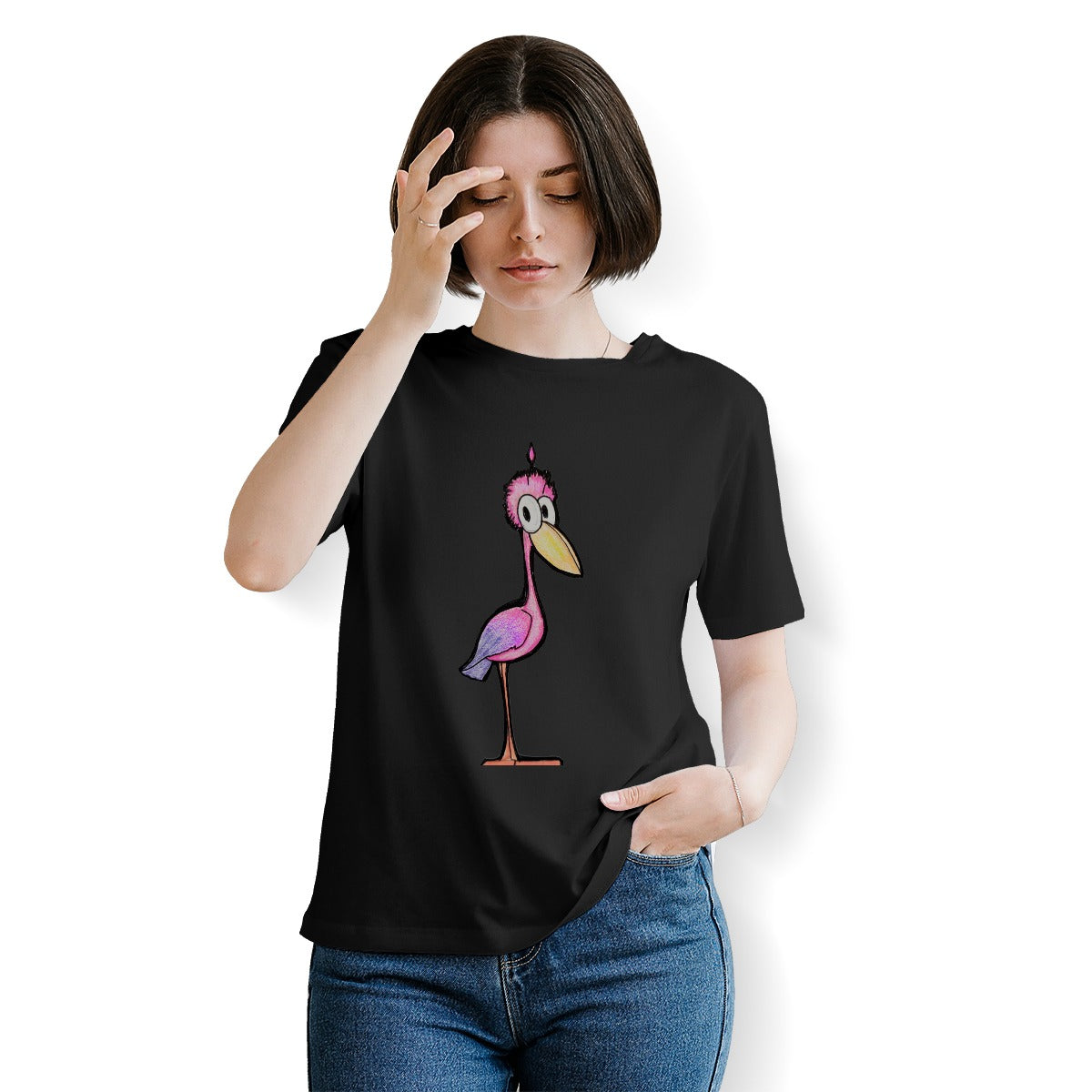 Pop's Critters Meep Crew Neck T-Shirt