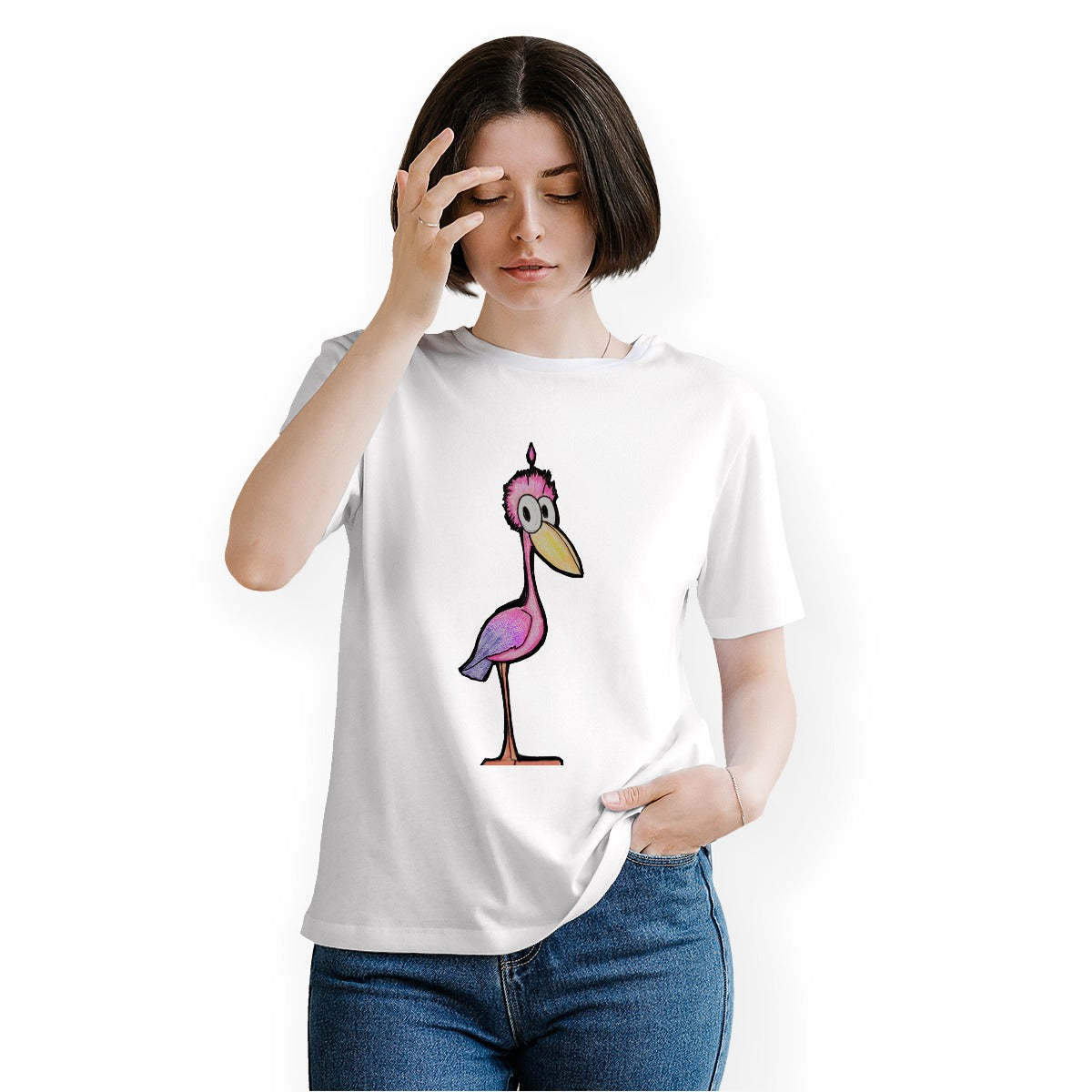 Pop's Critters Meep Crew Neck T-Shirt