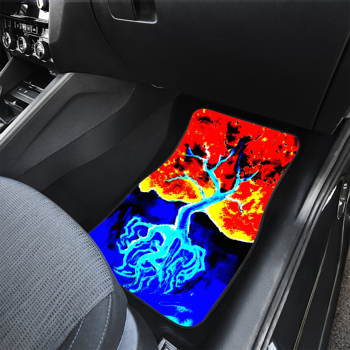 Fire and Ice Front row car mats (2pcs)