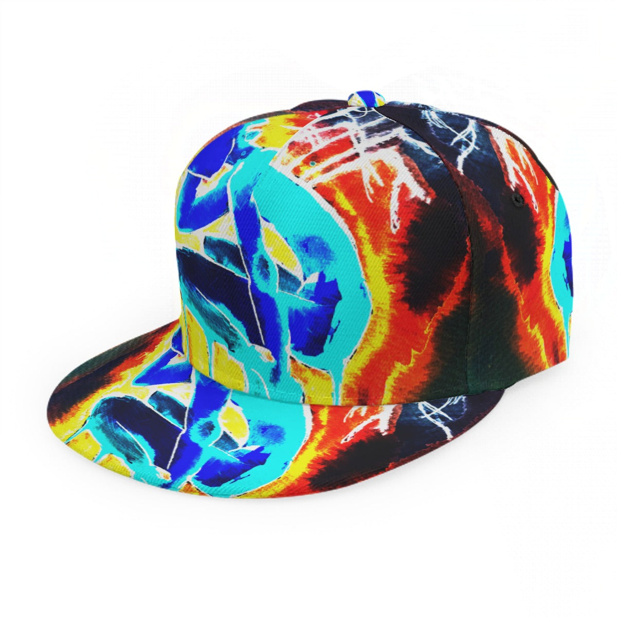 Pins and Needles Inverted Baseball Cap With Flat Brim