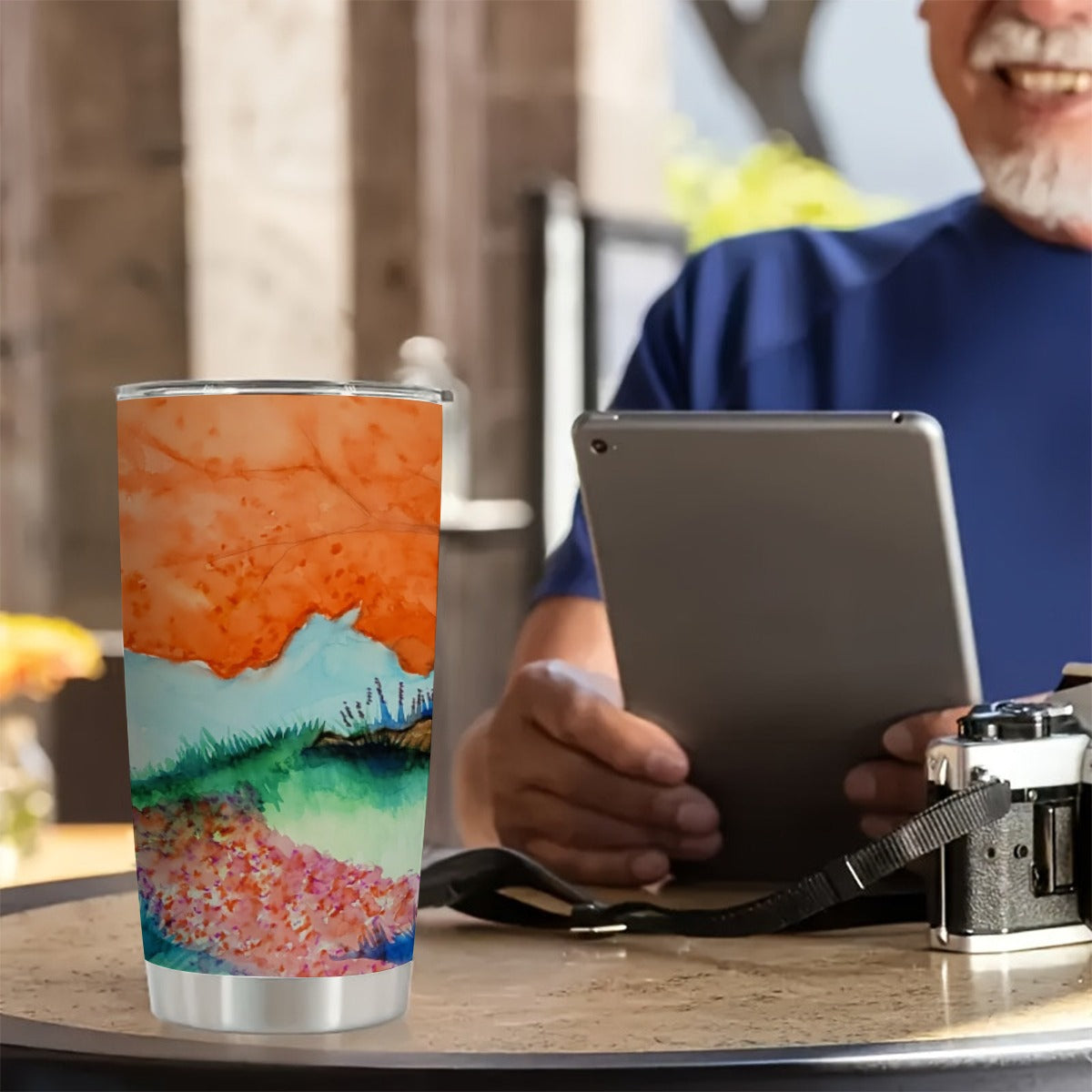 Dance with Fairies Custom 20OZ Tumbler With Sliding Lid For The USA