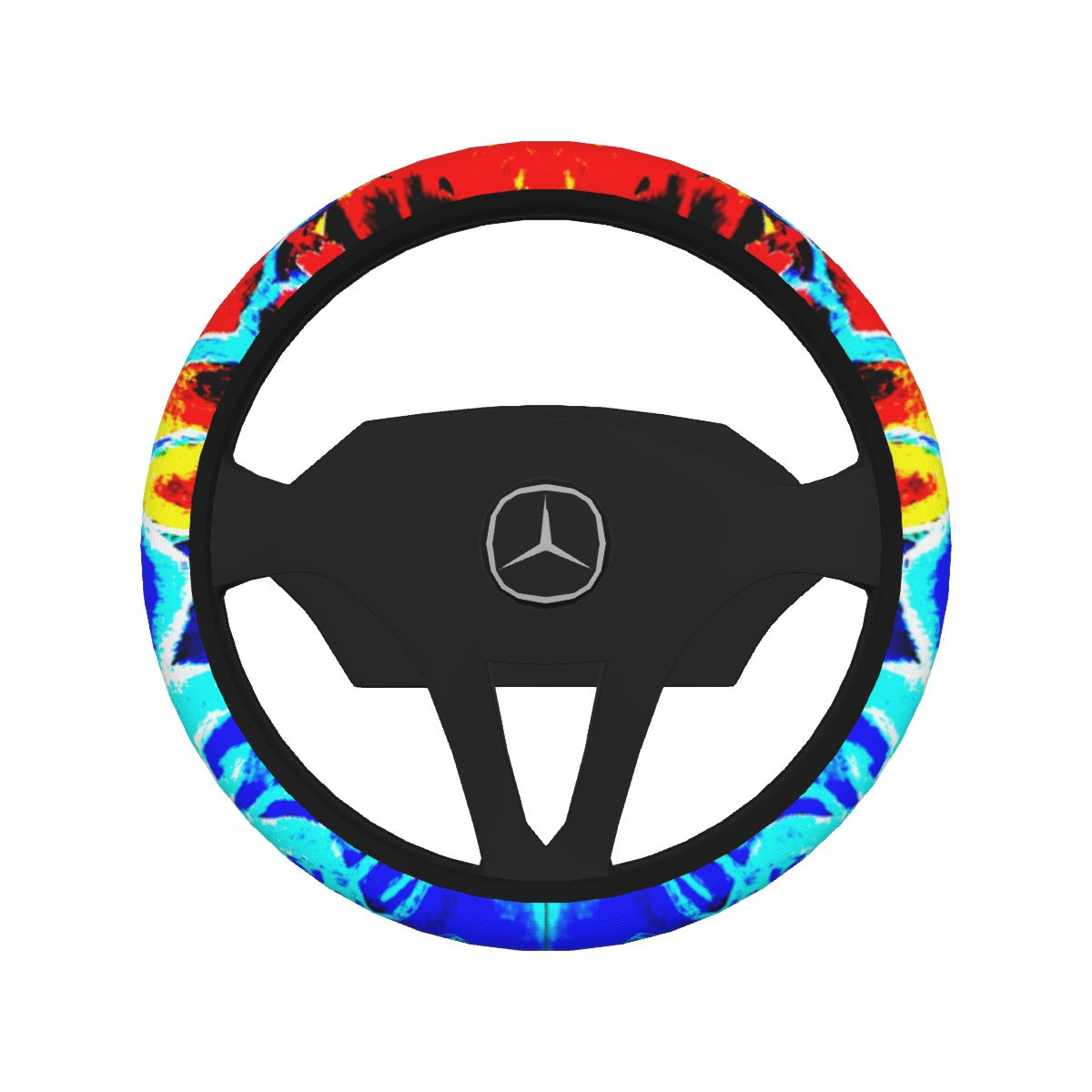 Fire and Ice All-over Print Steering Wheel Cover