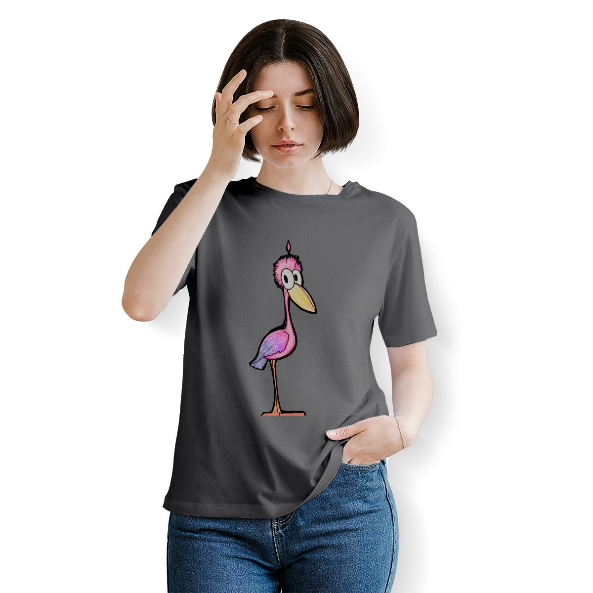 Pop's Critters Meep Crew Neck T-Shirt