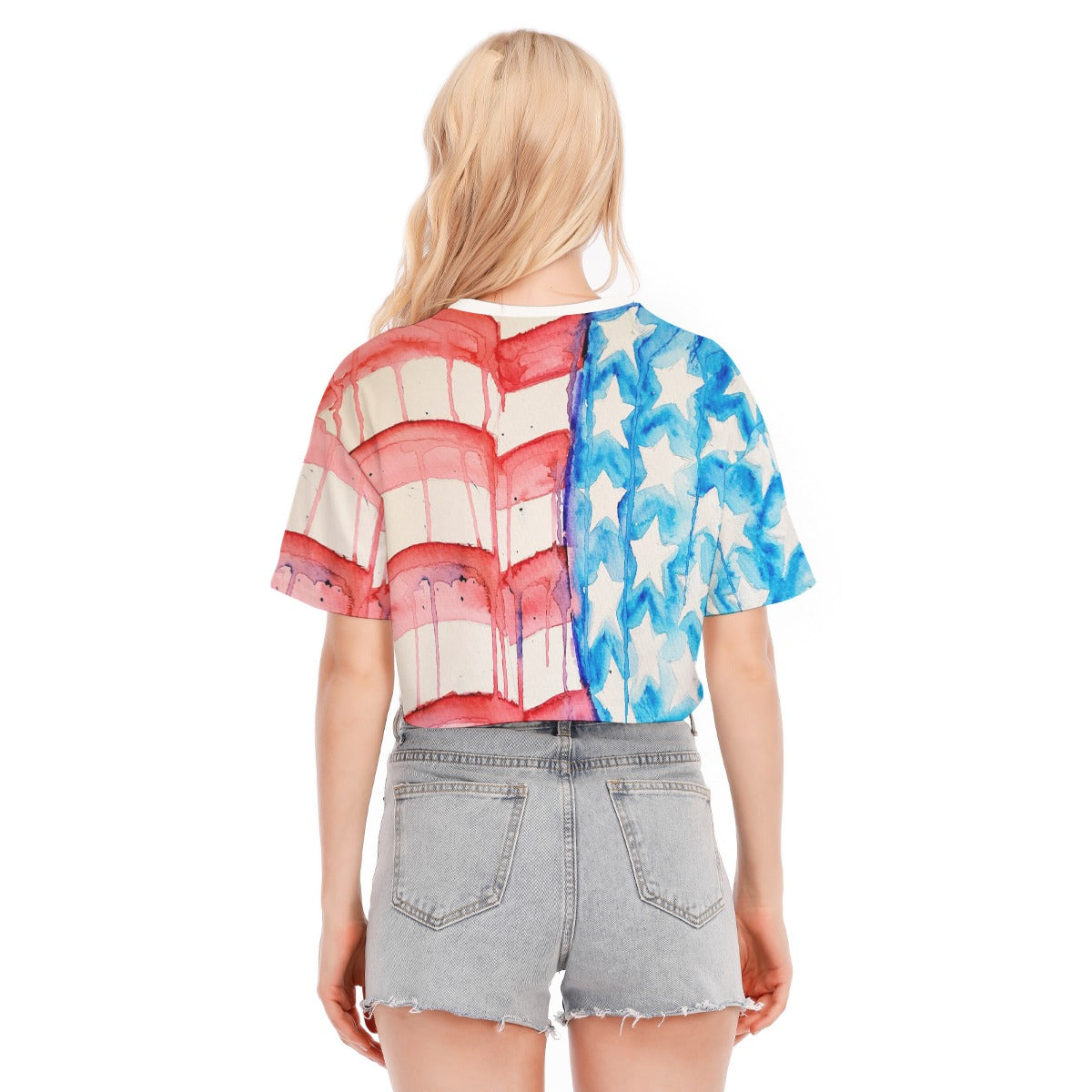 Old Glory Cropped T-shirt | 100% Cotton