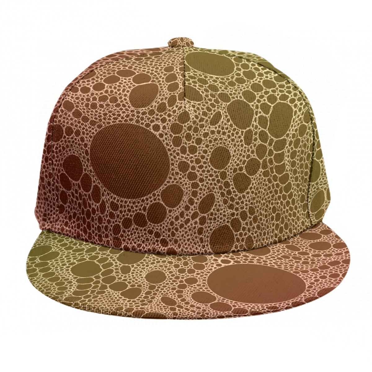 Lost In Circled Sunrise Baseball Cap With Flat Brim
