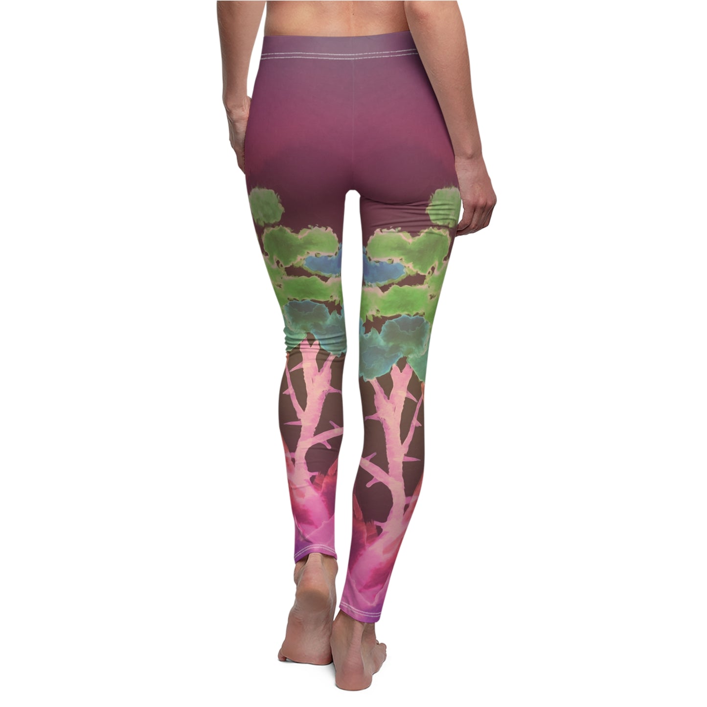 Morning Bloom Leggings for Women, Vibrant Activewear for Yoga, Dance, Casual Outfits, Gifts for Her, Festival Fashion
