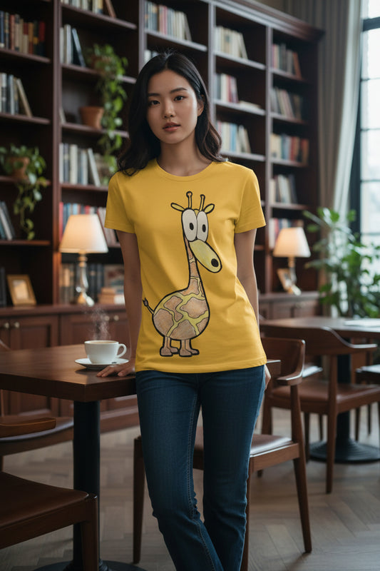 Pop's Critters Phil All-Over Print Women's Round Neck T-Shirt | 190GSM Cotton