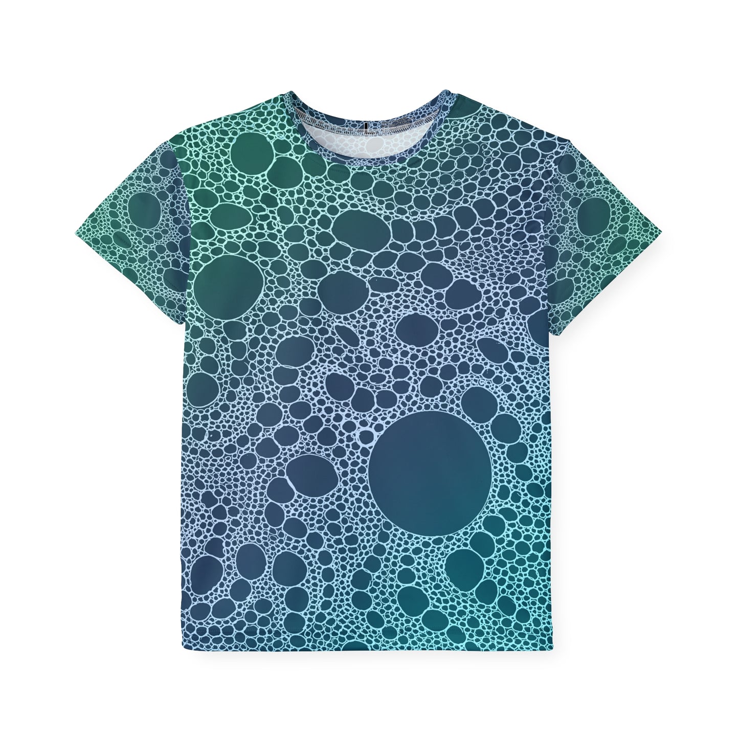 Lost In Circles Ocean Blue Kids Sports Jersey (AOP)