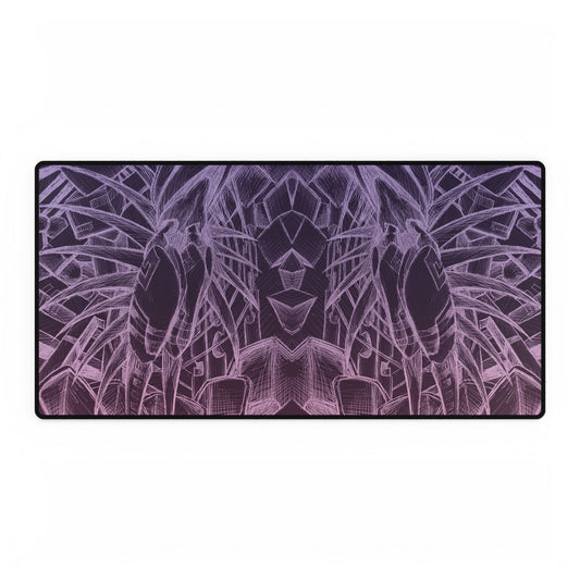 Inverted Abstract Orchid Bloom Desk Mats