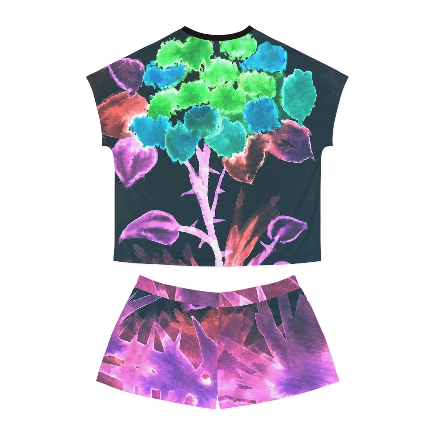 Morning Bloom Inverted Women's Short Nightwear