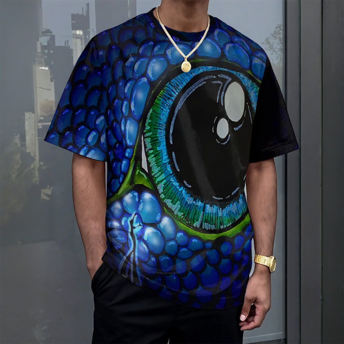 Leviathan Drop-shoulder T-shirt|180GSM