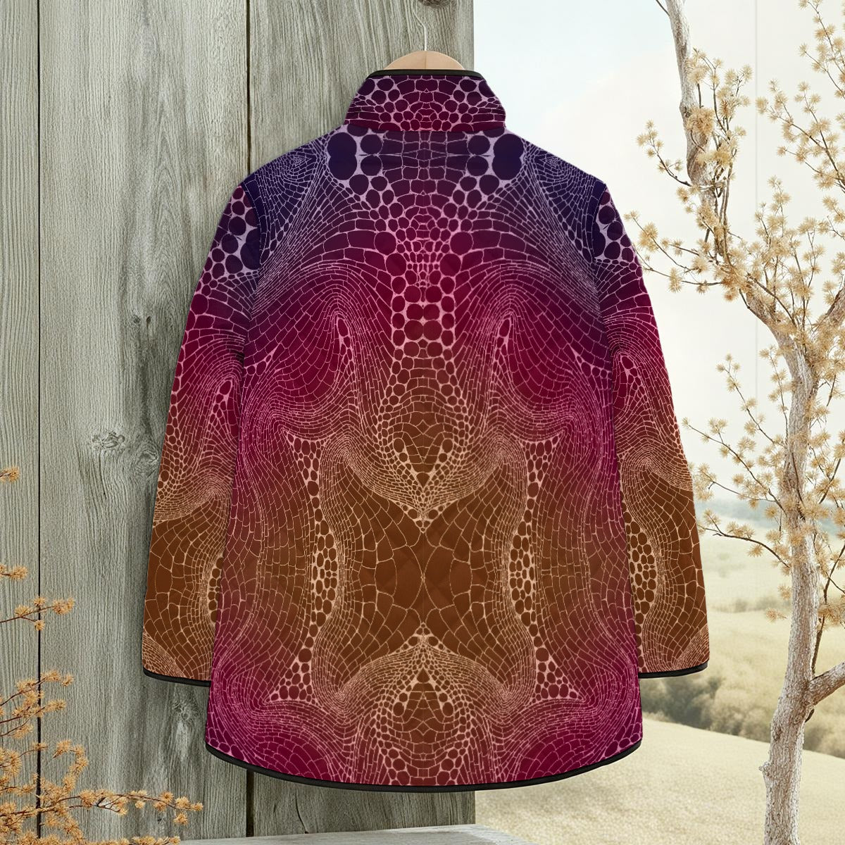 Signs of Life Women's Quilted Jacket with Side Slits