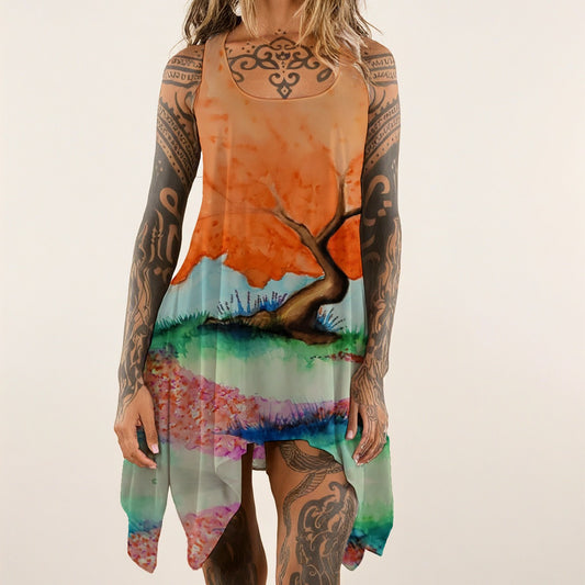 Dance with Fairies All-over print Women's Sleeveless Tank Dress
