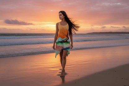 Circle of Fairies All-over print Women's Sleeveless Tank Dress