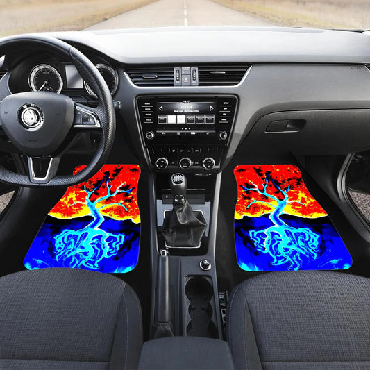 Fire and Ice Front row car mats (2pcs)