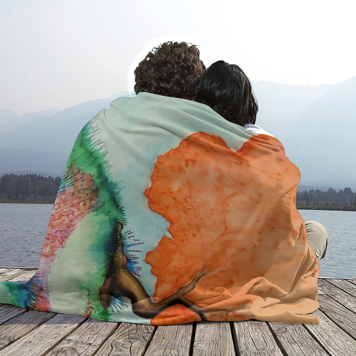 Circle of Fairies Single-Side Printing Flannel Blanket