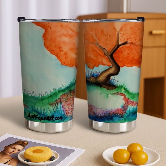 Dance with Fairies Custom 20OZ Tumbler With Sliding Lid For The USA
