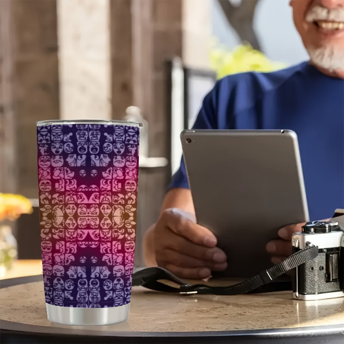 Faces Custom 20OZ Tumbler With Sliding Lid For The USA