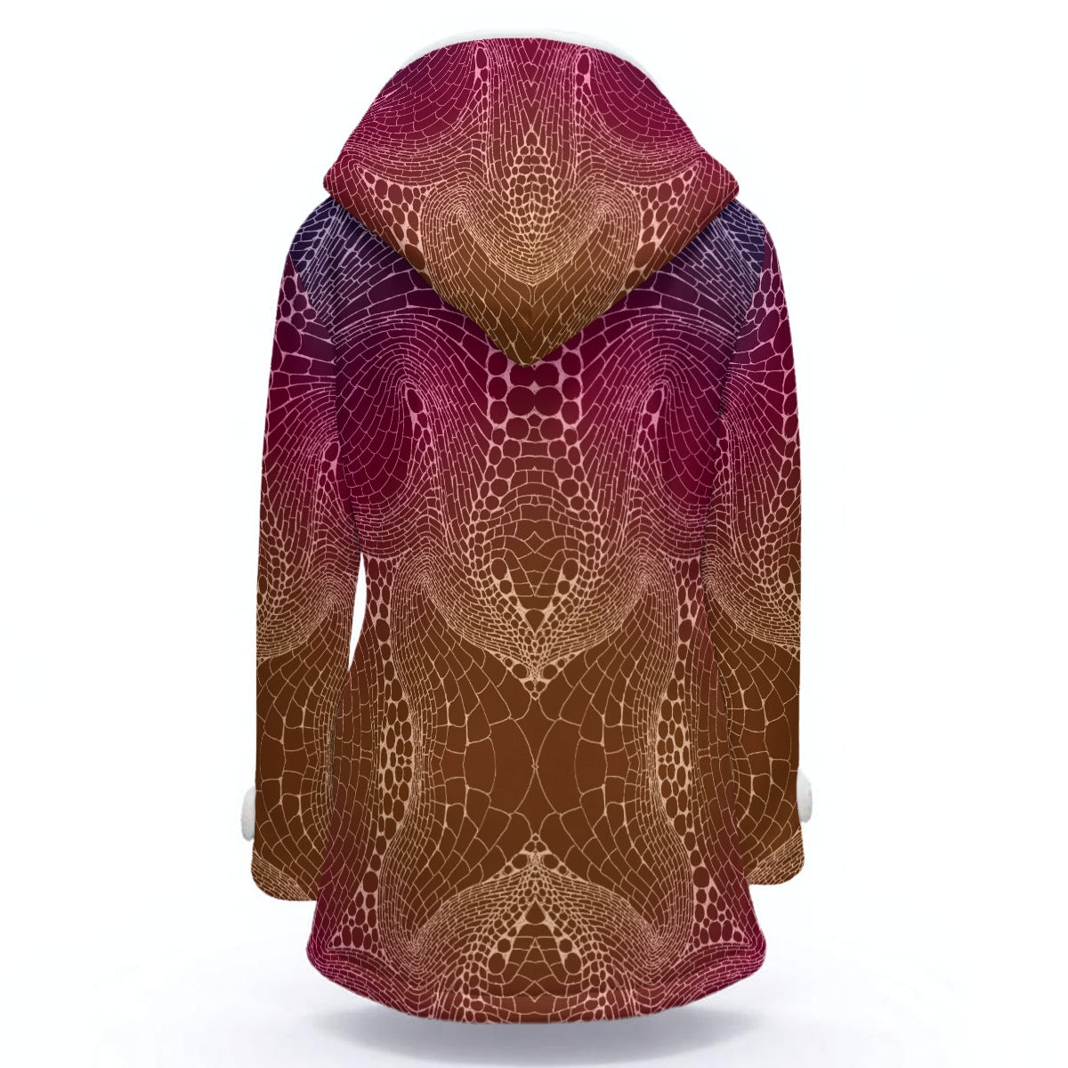 Signs of Life  Sunset Women's Hooded Double-Breasted Winter Coat With Fleece