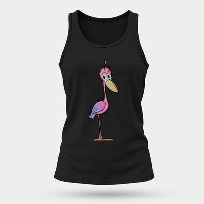 Pop's Critters Meep Women's Comfortable and Breathable Sports Tank Top For The USA|180GSM Front DTF
