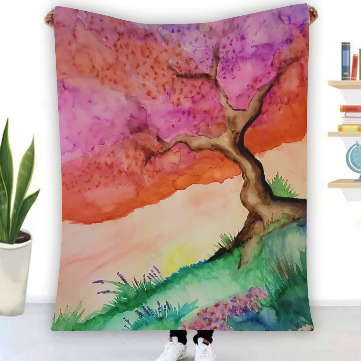 A New Dawn Single-Side Printing Flannel Blanket