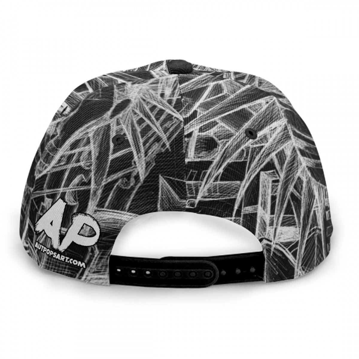 Sketch Baseball Cap With Flat Brim