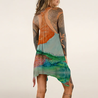 Circle of Fairies All-over print Women's Sleeveless Tank Dress