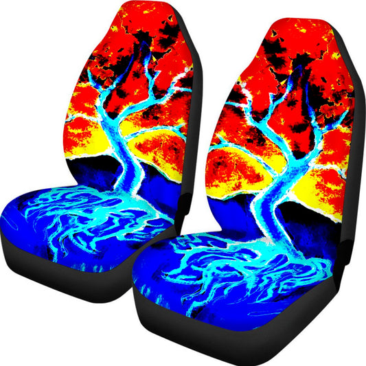 Fire and Ice Universal Car Seat Cover With Thickened Back