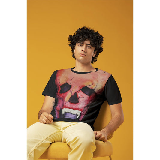 Blood Skull All-Over Print Men's O-Neck T-Shirt