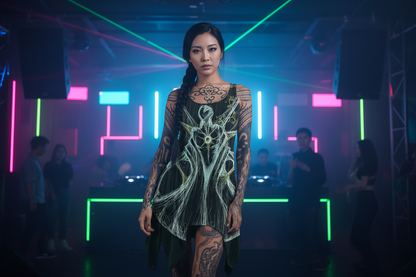 Last Embrace All-over print Women's Sleeveless Tank Dress