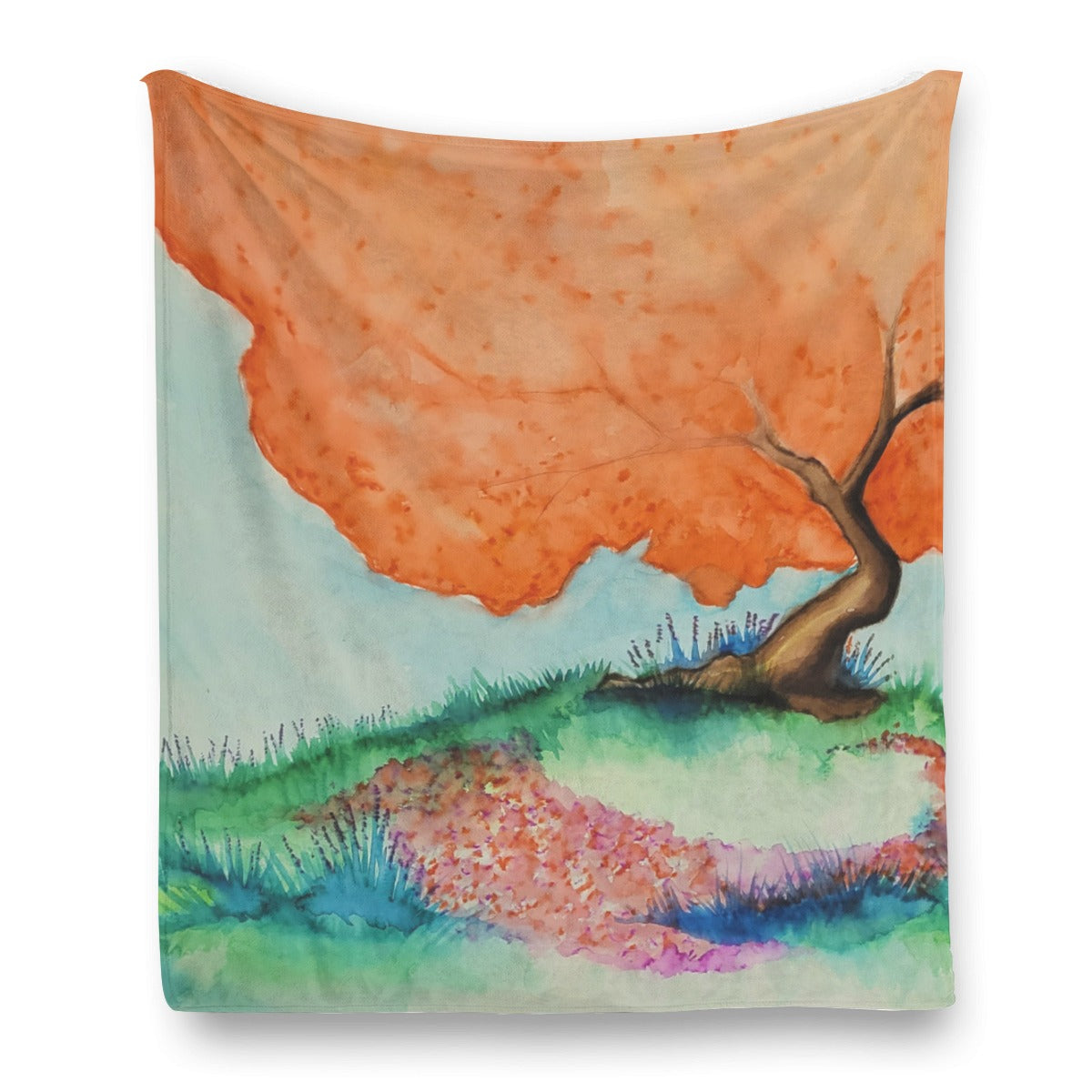 Circle of Fairies Single-Side Printing Flannel Blanket