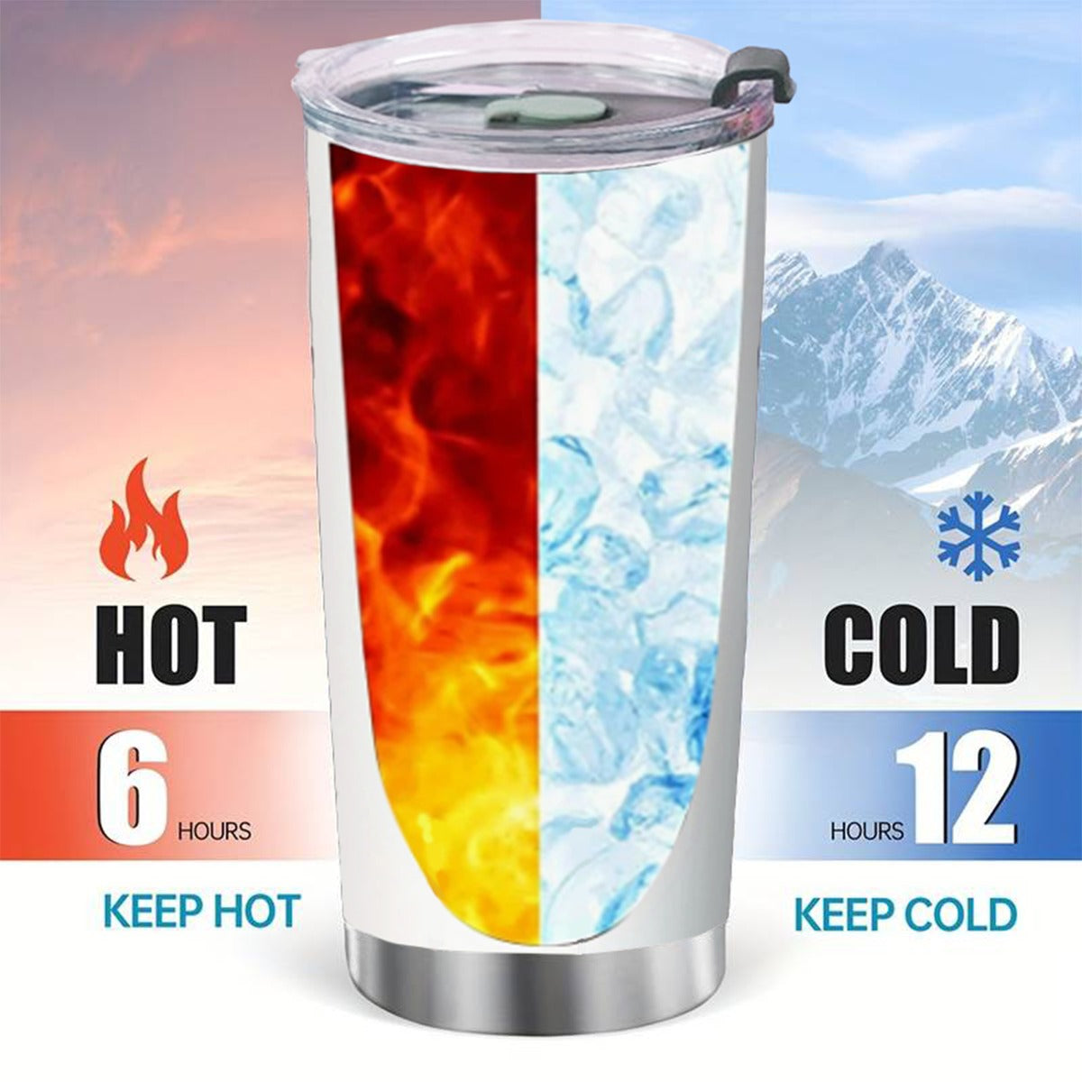 Faces Custom 20OZ Tumbler With Sliding Lid For The USA