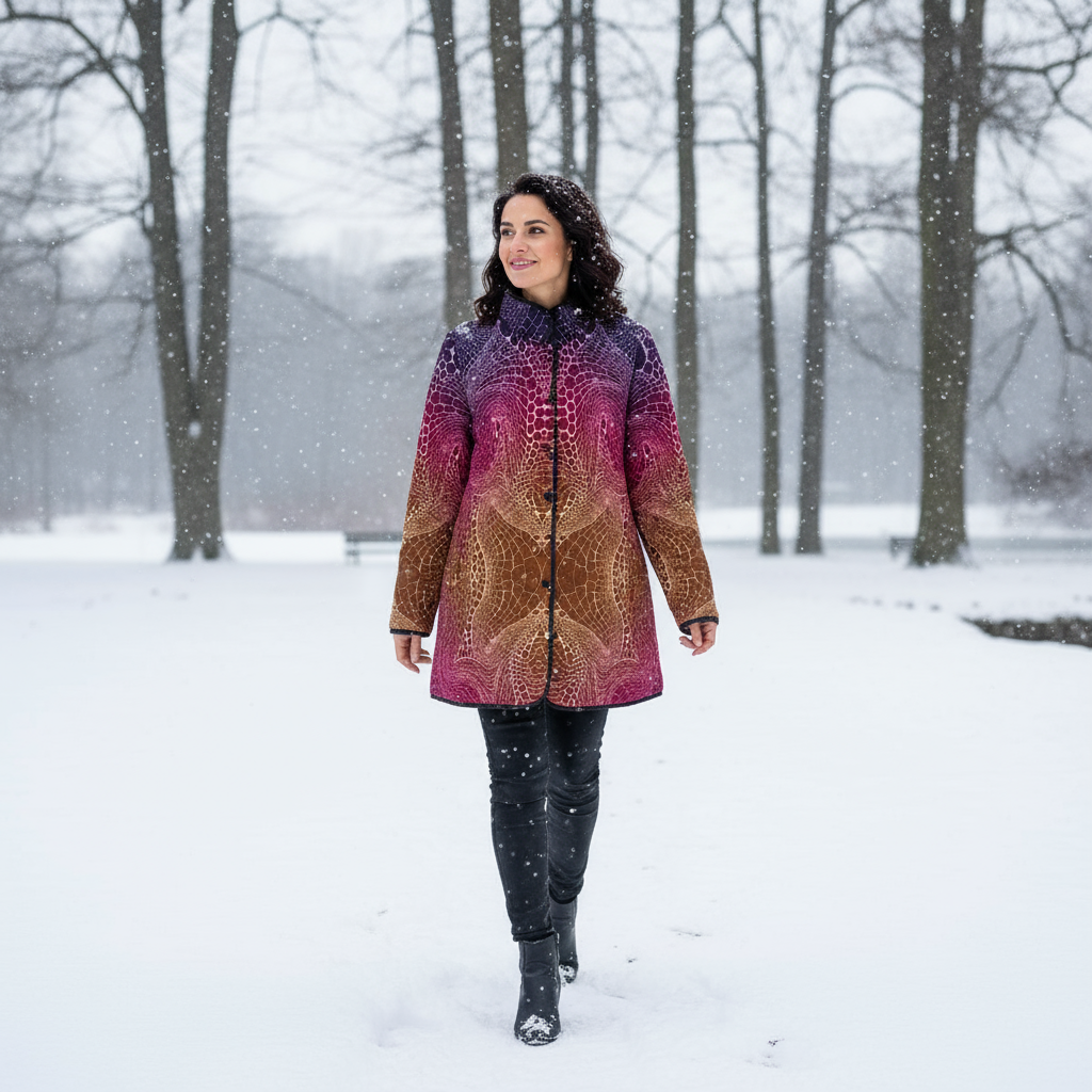 Signs of Life Women's Quilted Jacket with Side Slits