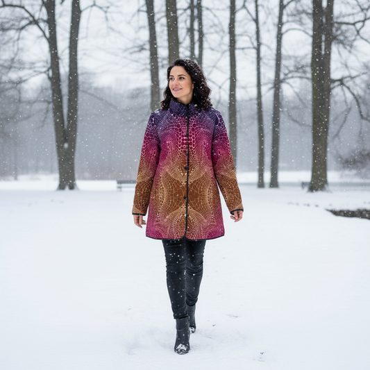 Signs of Life Women's Quilted Jacket with Side Slits