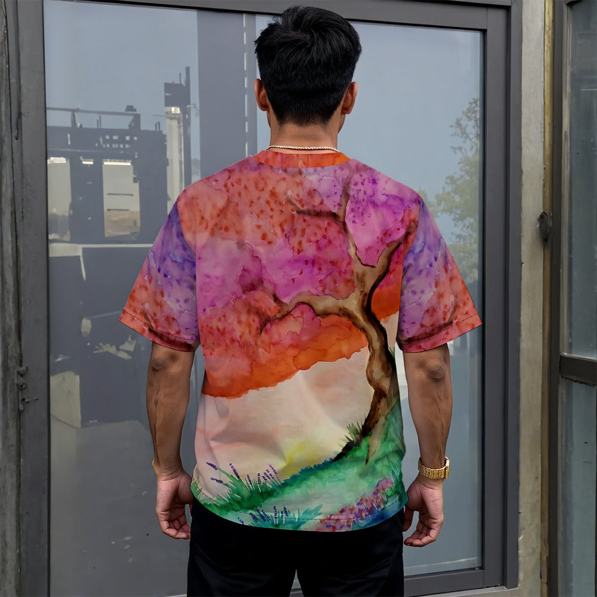 A New Dawn Drop-shoulder T-shirt|180GSM