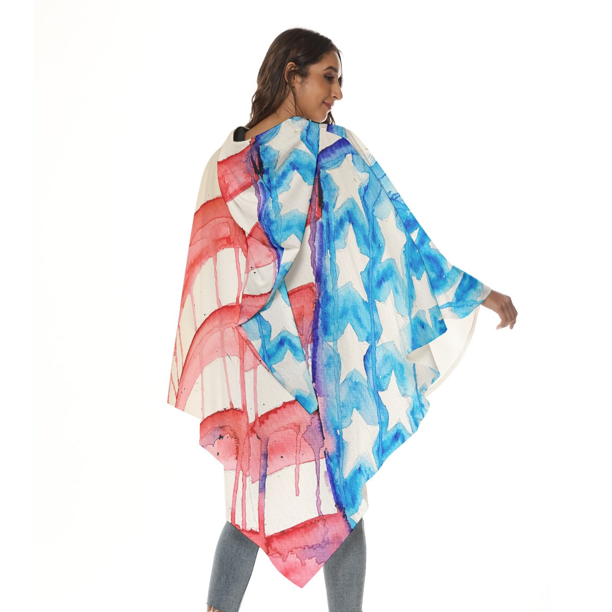 Old Glory All-Over Print Unisex Cloak