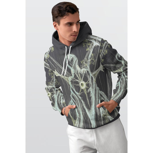 Last Embrace All-Over Print Men's Thicken Pullover Hoodie