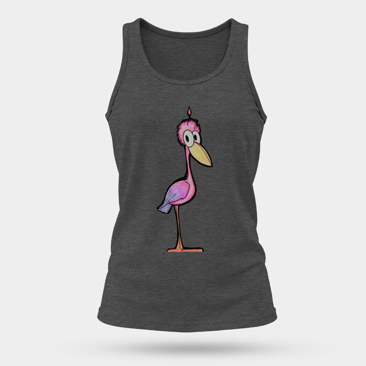 Pop's Critters Meep Women's Comfortable and Breathable Sports Tank Top For The USA|180GSM Front DTF