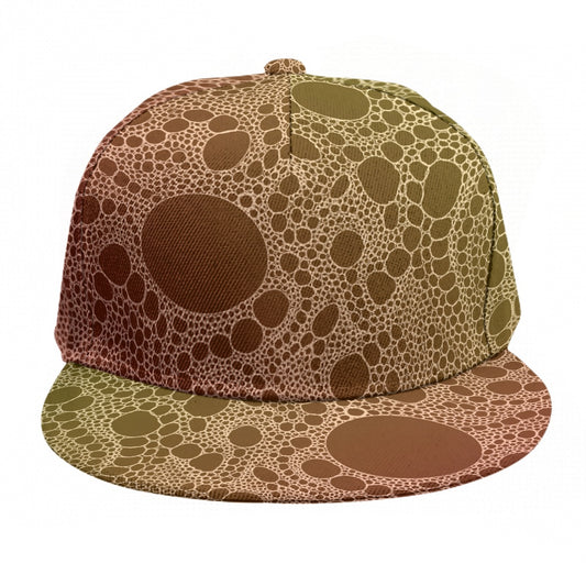 Lost In Circled Sunrise Baseball Cap With Flat Brim