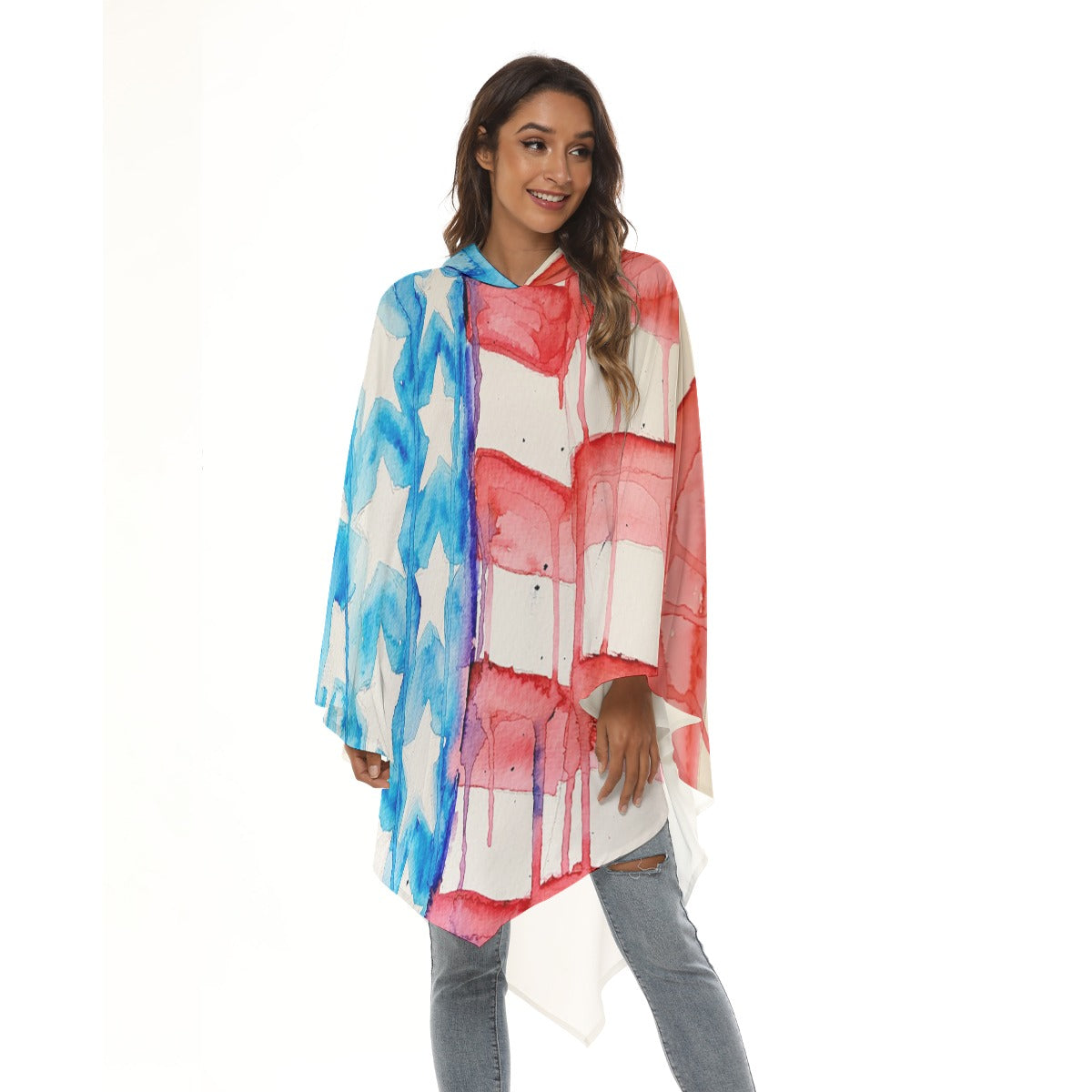 Old Glory All-Over Print Unisex Cloak