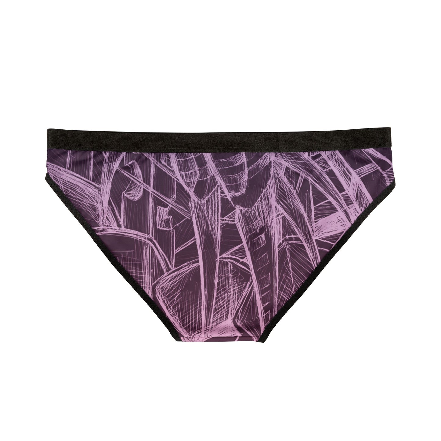 Inverted Sketch Orchid Bloom Women's Underwear