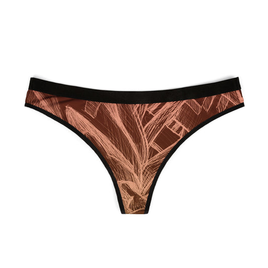 Inverted Sketch Sunrise Women's Thongs