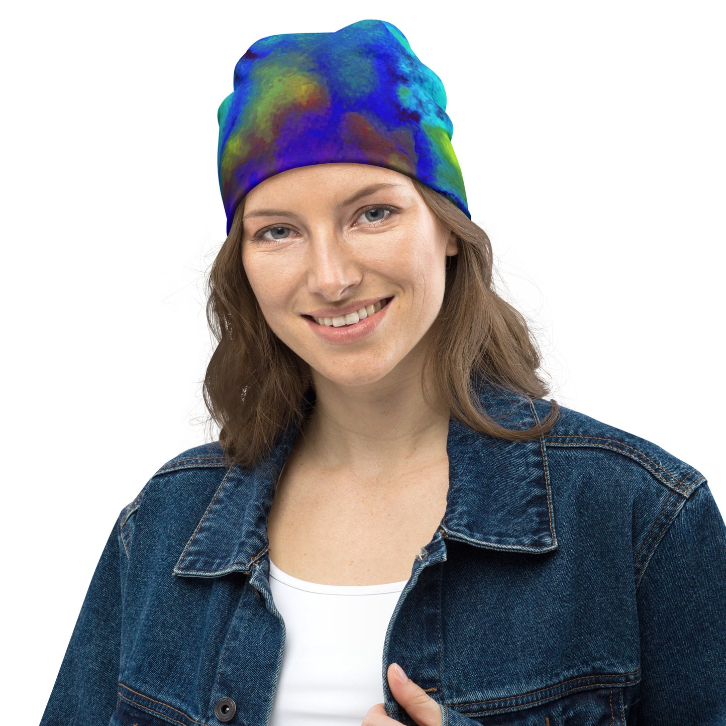 Abstract All-Over Print Beanie