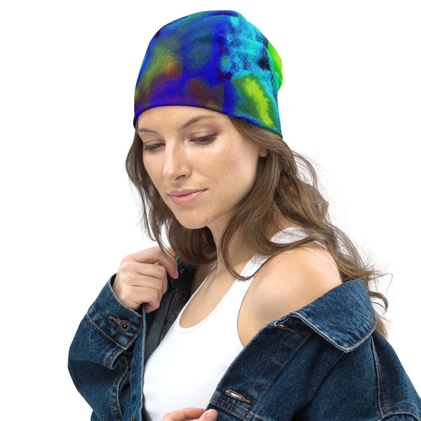 Abstract All-Over Print Beanie